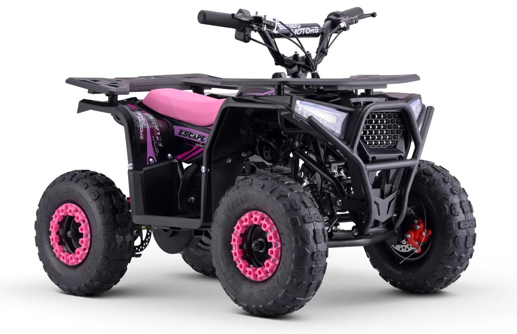 Moto 4 elétrica para crianças ATV Motors ESCAPE 800W Rosa