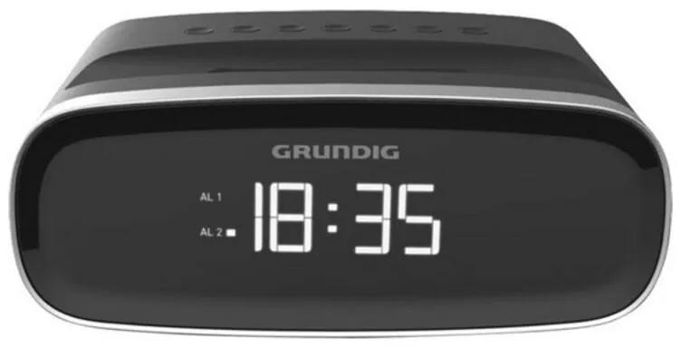 Rádio Despertador Grundig SCN 120 LED AM/FM 1W - Preto