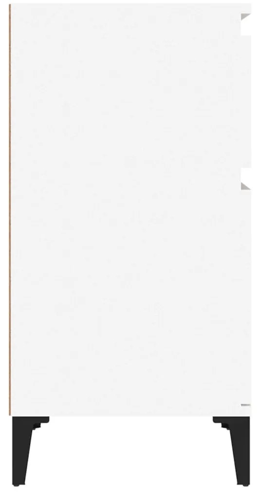 Mesa de cabeceira 40x35x70 cm branco