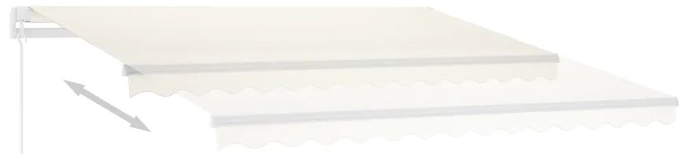 Toldo automático independente 350x250 cm cor creme