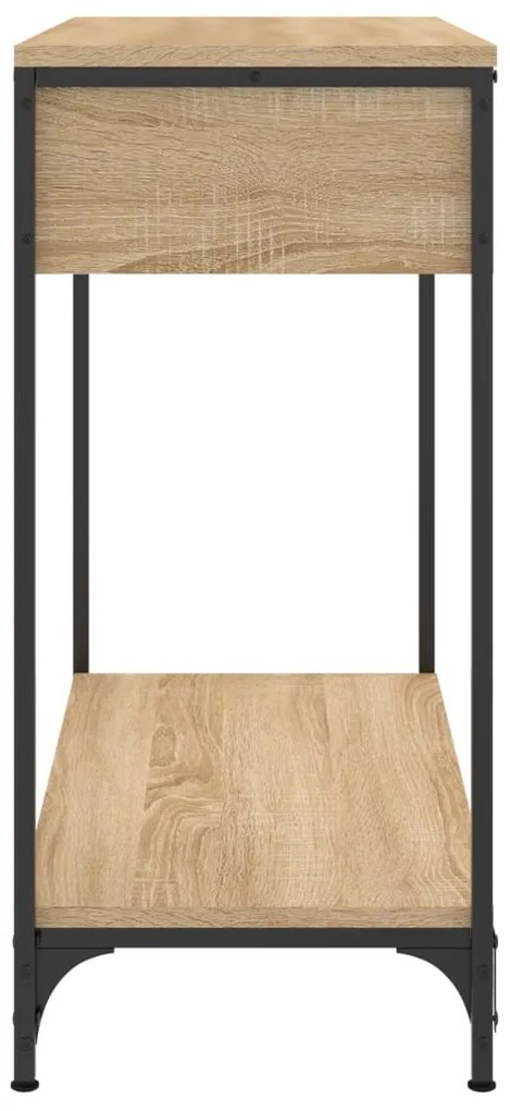 Mesa consola 75x34,5x75 cm derivados de madeira carvalho sonoma