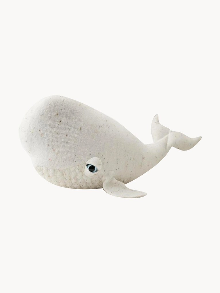 Almofada de peluche artesanal Beluga, vários tamanhos