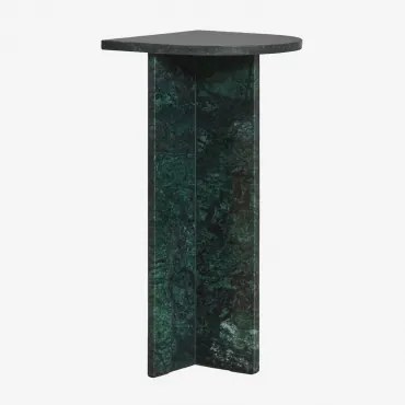 Mesa Auxiliar Em Pedra Natural Corwel Mármore Verde Udaipur - Sklum