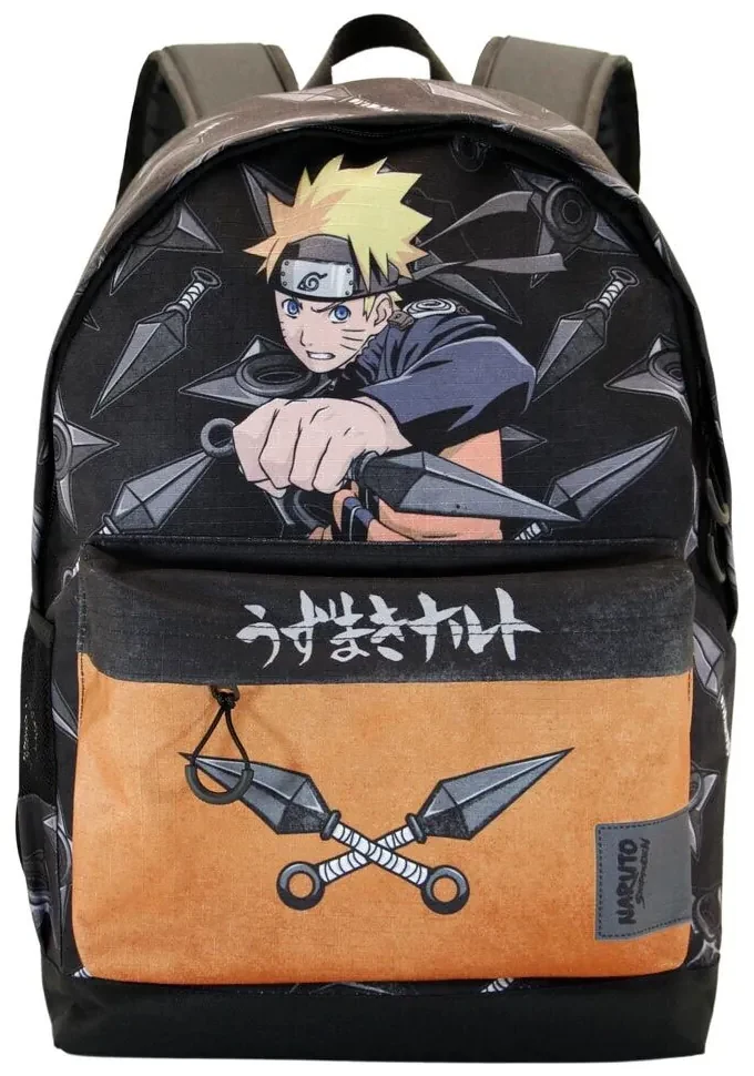 Mochila Escolar Infanto- Juvenil Naruto Uzumaki Anime Desenho em