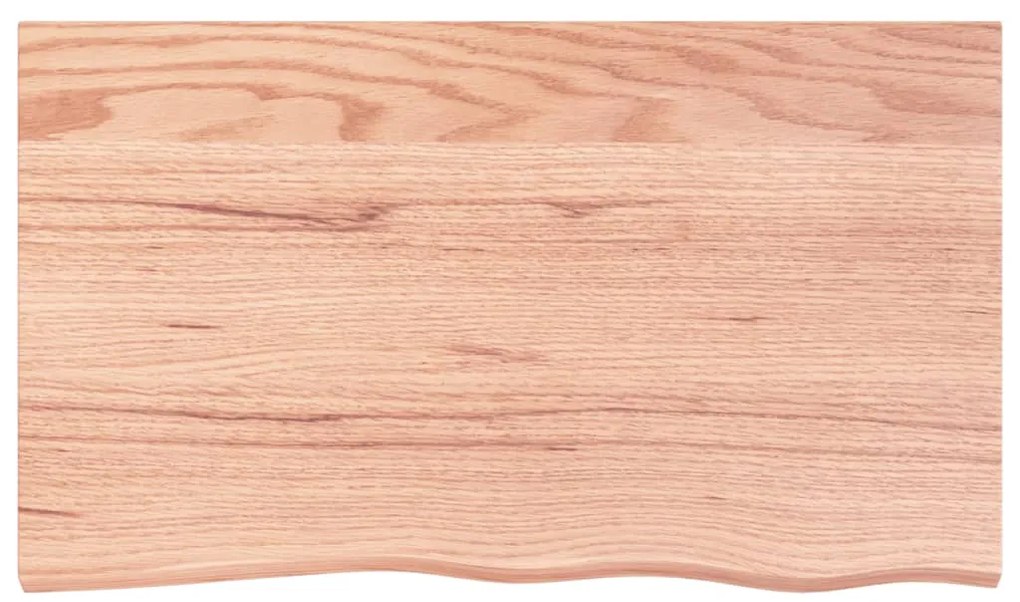 Prateleira de parede 100x60x(2-4) cm carvalho tratado castanho