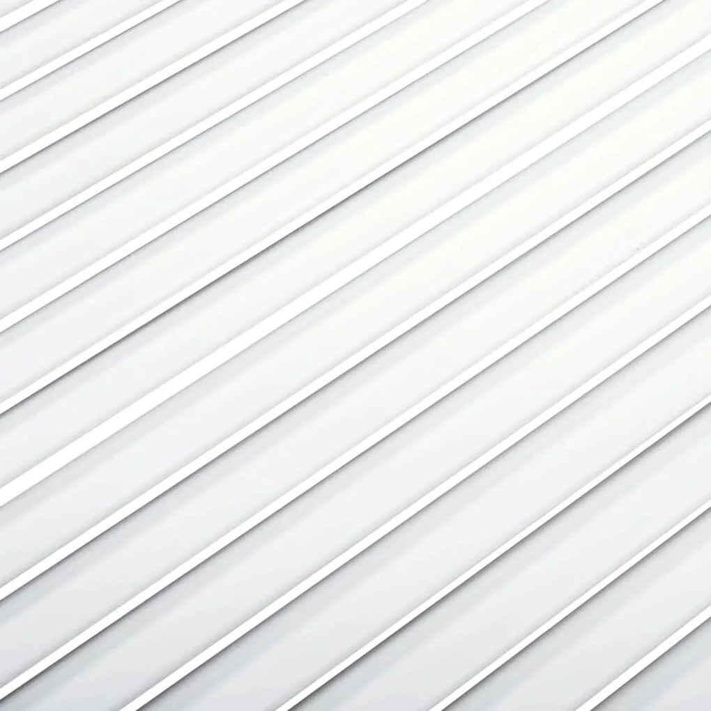 Portas de armário 2 pcs design de persiana pinho maciço branco
