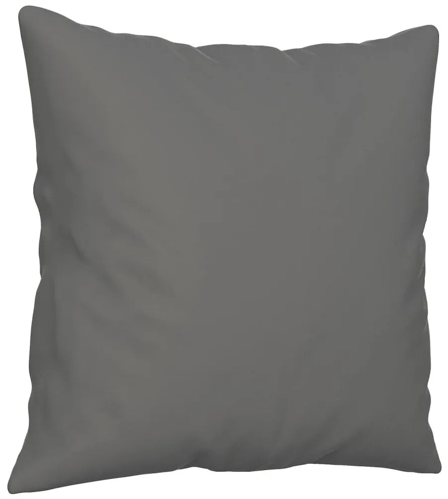 Sofá 2 lugares c/ almofadas 140 cm microfibra cinzento-escuro