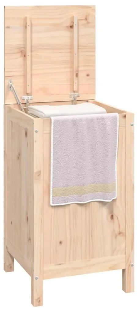 Caixa para roupa 44x44x76 cm madeira de pinho maciça