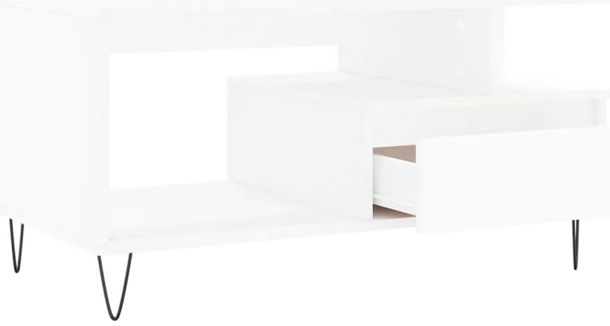 Mesa de centro 90x49x45 cm derivados de madeira branco