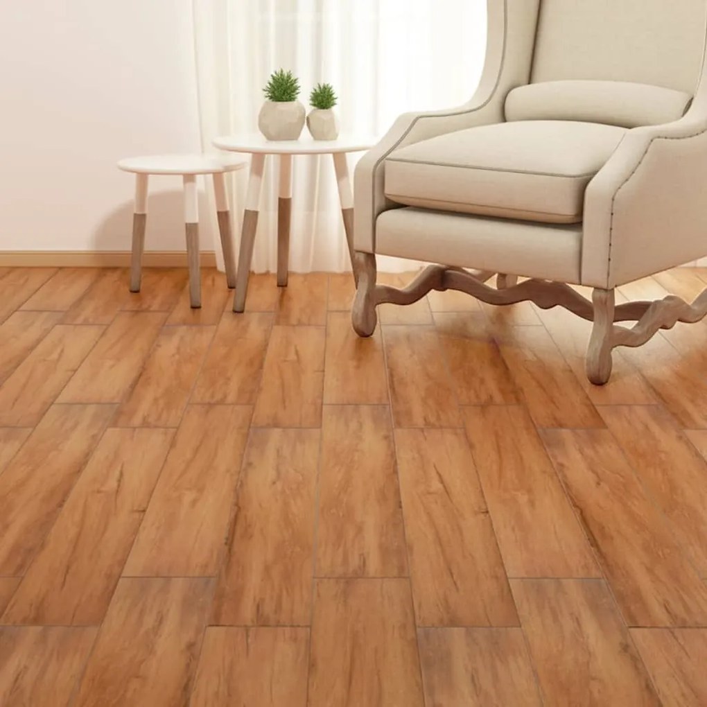 330181 vidaXL Tábuas de soalho PVC autoadesivo 5,21 m² 2 mm olmo natural