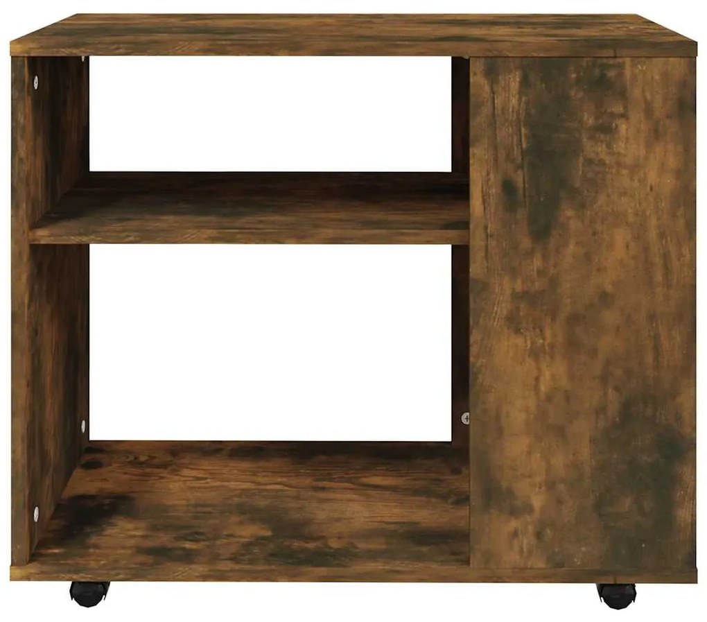 Mesa de apoio 70x35x55 cm derivados de madeira carvalho fumado