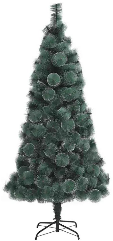 Conjunto de Árvore de Natal Artificial LED &amp; Bolas Verde 180 cm PET