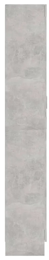 Estante 82,5x30,5x185,5 cm derivados de madeira cinza cimento