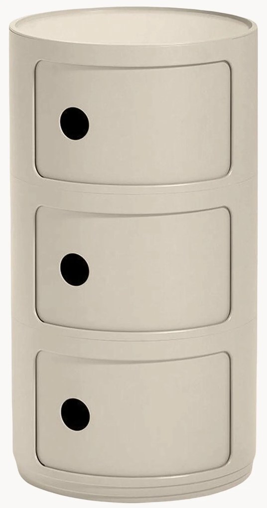 Armário de design Componibili, 3 elementos, Alt 59 cm