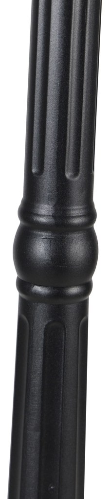Lanterna de exterior preta 220 cm 2-luzes IP44 - Havana Clássico / Antigo