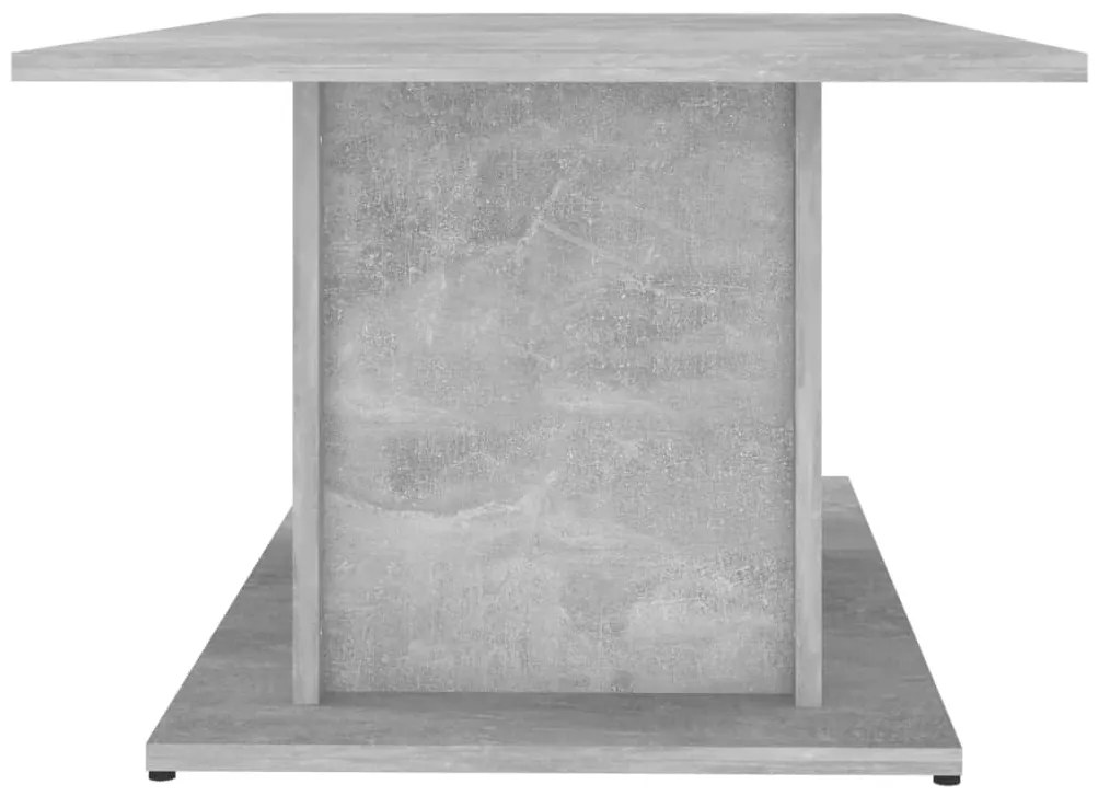 Mesa de centro 102x55,5x40 cm contraplacado cinzento cimento