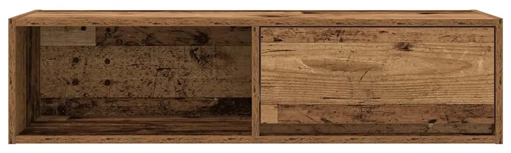 Móvel de TV 100x31x25,5 cm derivados de madeira madeira velha
