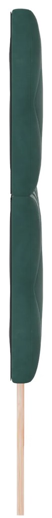 Cabeceira Design de Blocos de Diamante Verde Escuro 200 cm Veludo