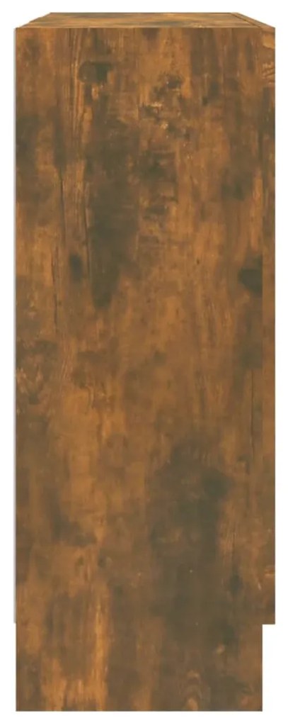Vitrine 82,5x30,5x80 cm derivados de madeira carvalho fumado