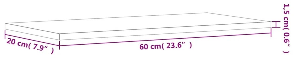 Prateleiras de parede 4pcs derivados de madeira carvalho fumado