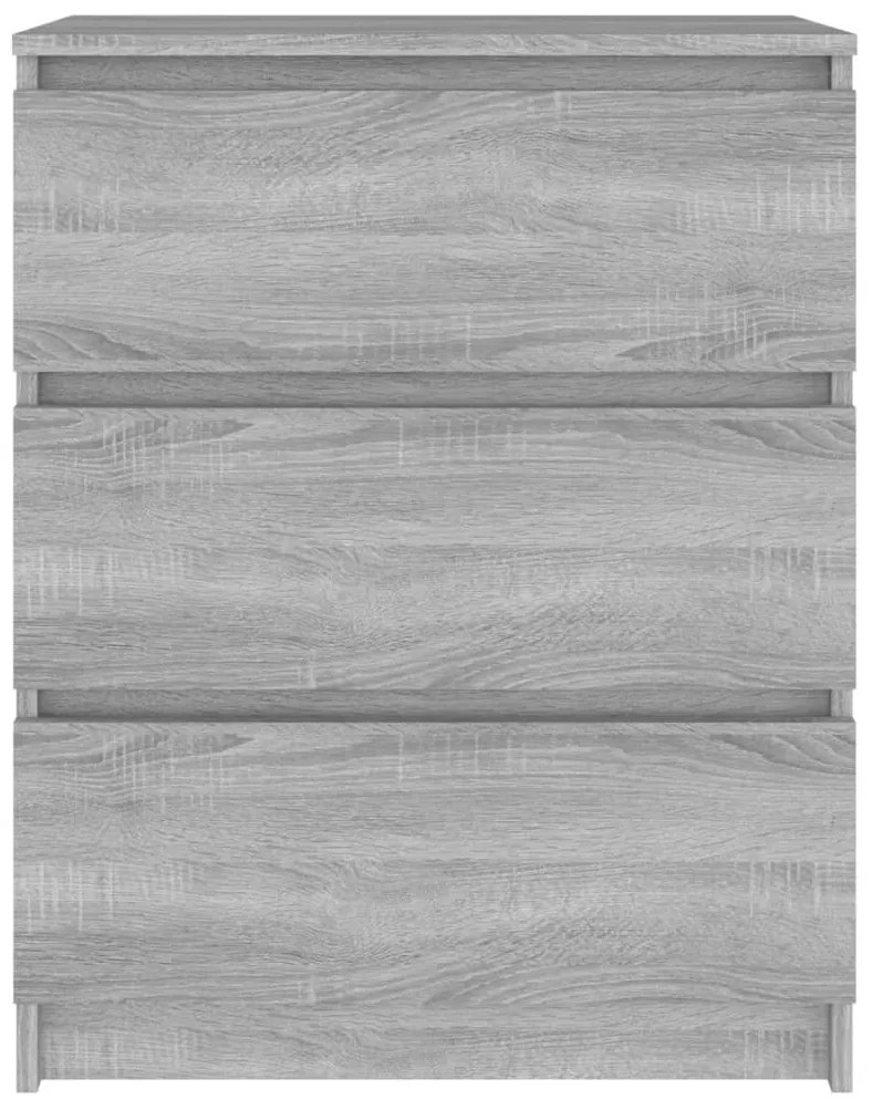 Aparador 60x35x76 cm derivados de madeira cinzento sonoma