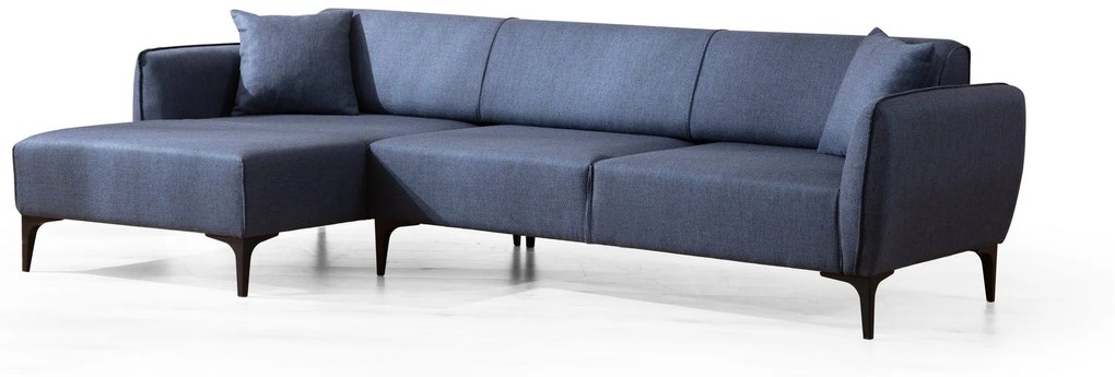 Sofá de Canto Belissimo – Azul – 140 x 270 cm