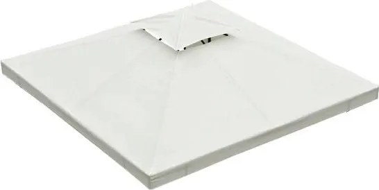 Toldo de Substituição 3x3m para Pérgolas (ESTRUTURA NÃO INCLUIDA) Toldo de Substituição de Pérgolas de Jardim Creme