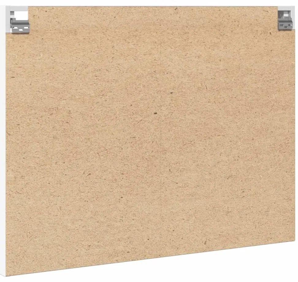 Armário vitrine 100x8,5x75 cm derivados de madeira branco