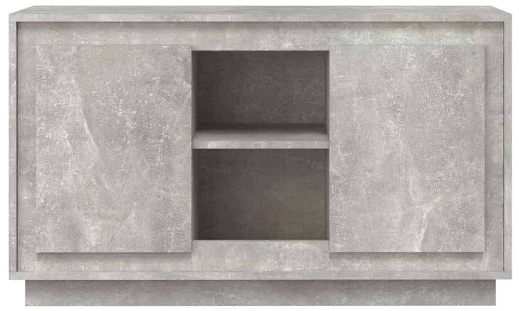 Aparador 102x35x60 cm derivados de madeira cinzento cimento