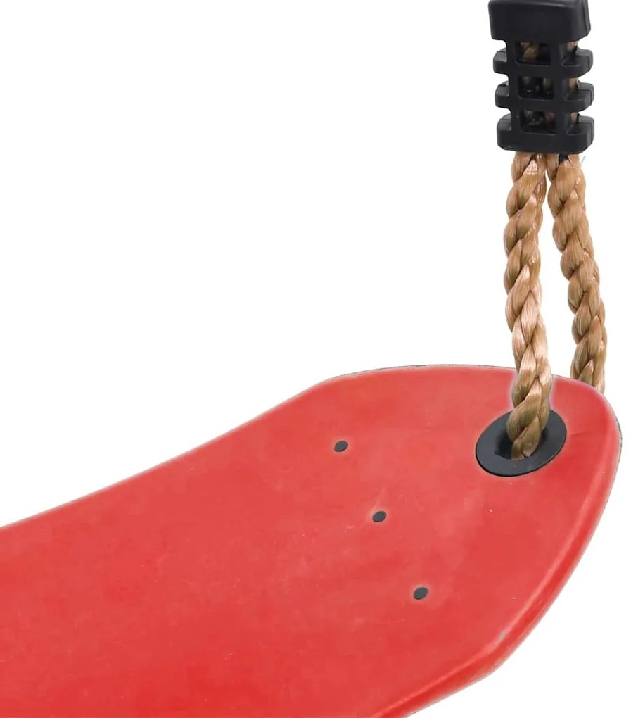 Assento de baloiço infantil vermelho