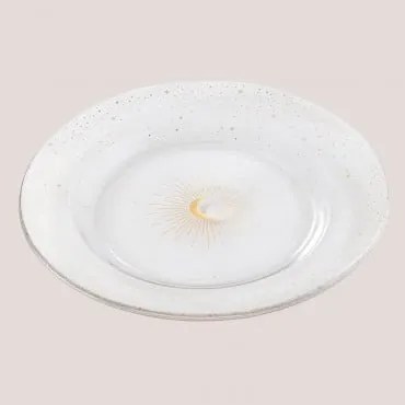 Pack De 4 Pratos Rasos Em Vidro Byron Transparente - Sklum