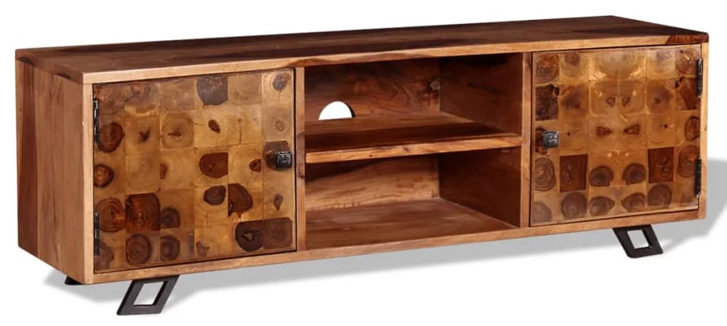 vidaXL Móvel de TV madeira acácia maciça 120x30x40 cm