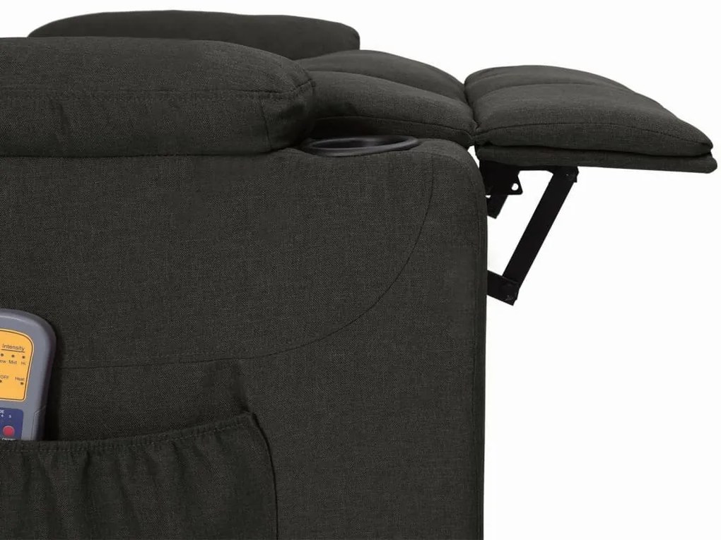 Poltrona de massagens elevatória tecido preto