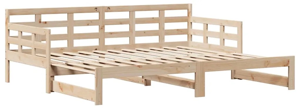 Sofá-cama com gavetão e gavetas sem colchão 90x200 cm
