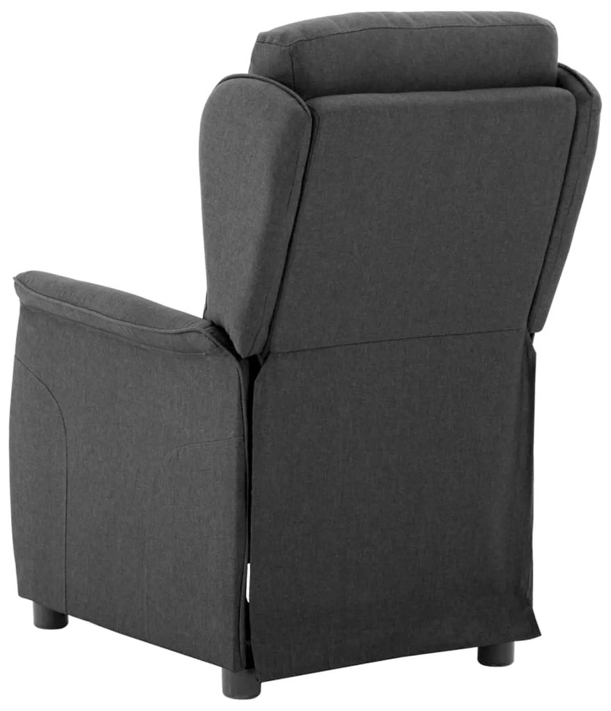 Cadeira Recliner Cinza Escuro em Tecido