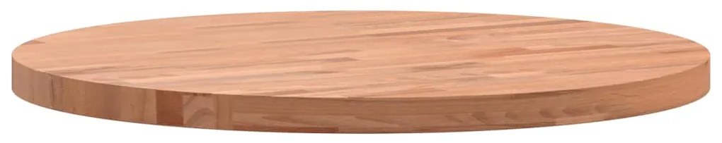 Tampo de mesa redondo Ø50x2,5 cm madeira de faia maciça