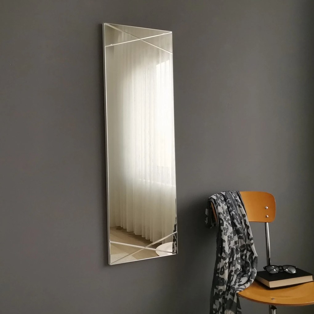 Espelho A321D – Prateado – 35x105 cm