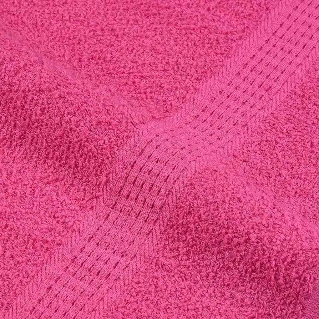 Toalhas 10 pcs 100x200 cm 360 gsm 100% algodão rosa