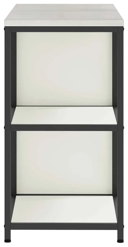 Conjunto de Armazenamento de Cozinha 2 pcs Branco