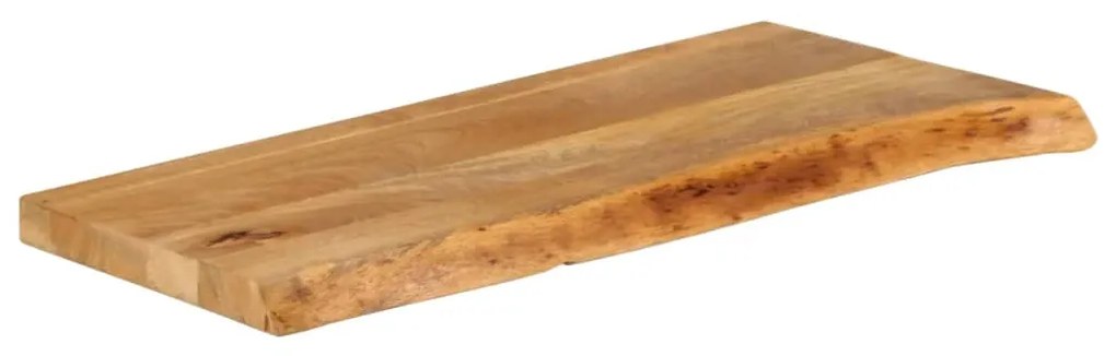 Tampo de mesa c/ borda viva 90x30x2,5 cm mangueira maciça