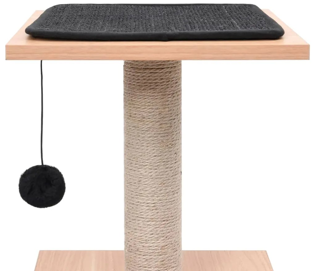 Árvore para gatos c/ tapete arranhador sisal 62 cm