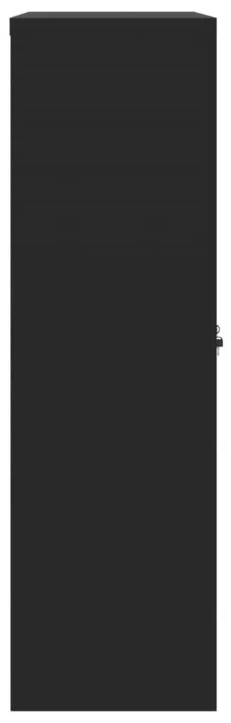 Arquivador 90x40x140 cm aço preto