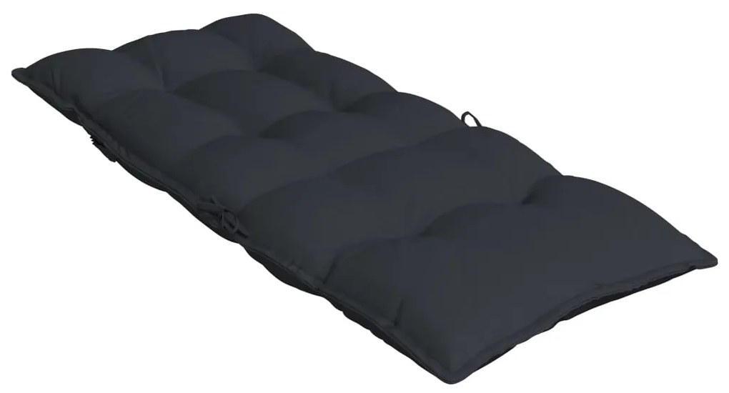 Almofadões p/ cadeira encosto alto 6 pcs tecido oxford preto