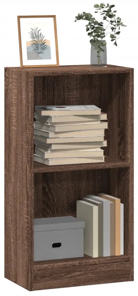 vidaXL Estante 40x24x76 cm derivados de madeira carvalho castanho