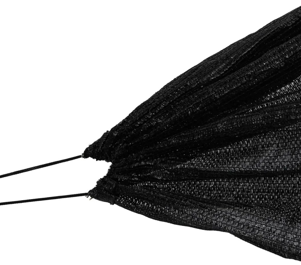 Túneis de rede 2 pcs aço e polietileno preto