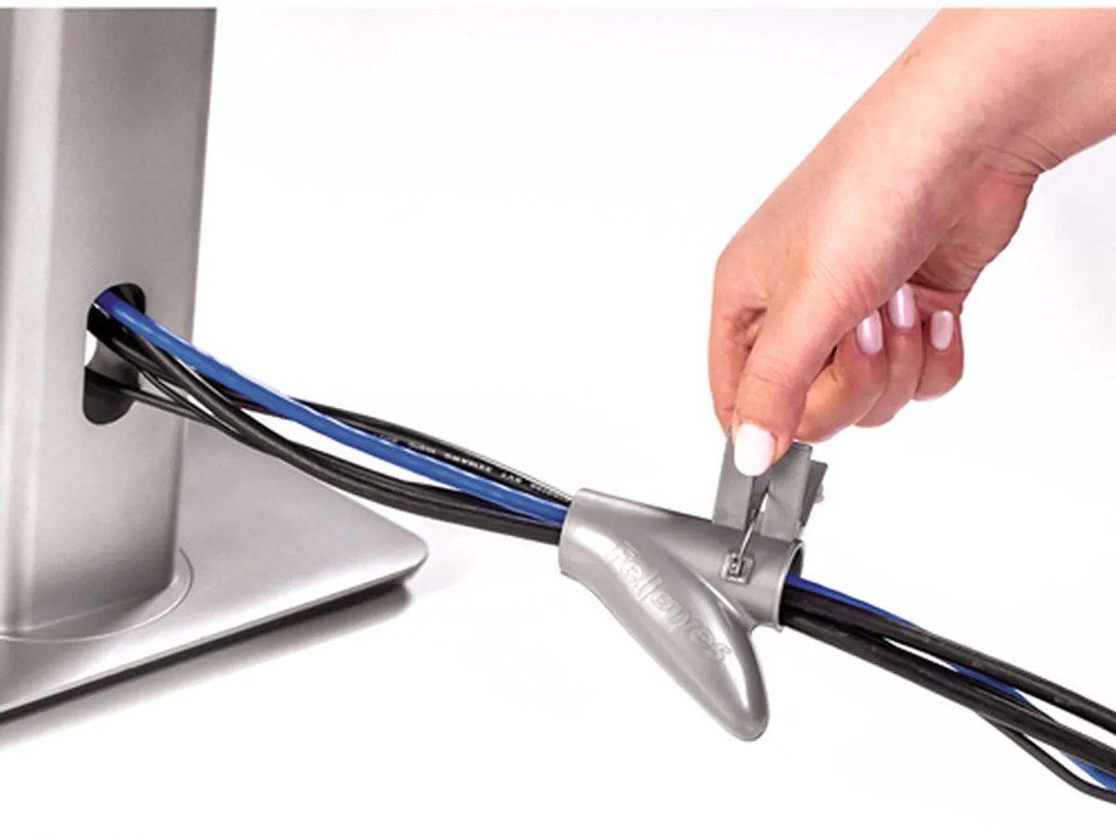 Organizador de Cabos Fellowes CableZip 2 m Ø 20 mm Prateado