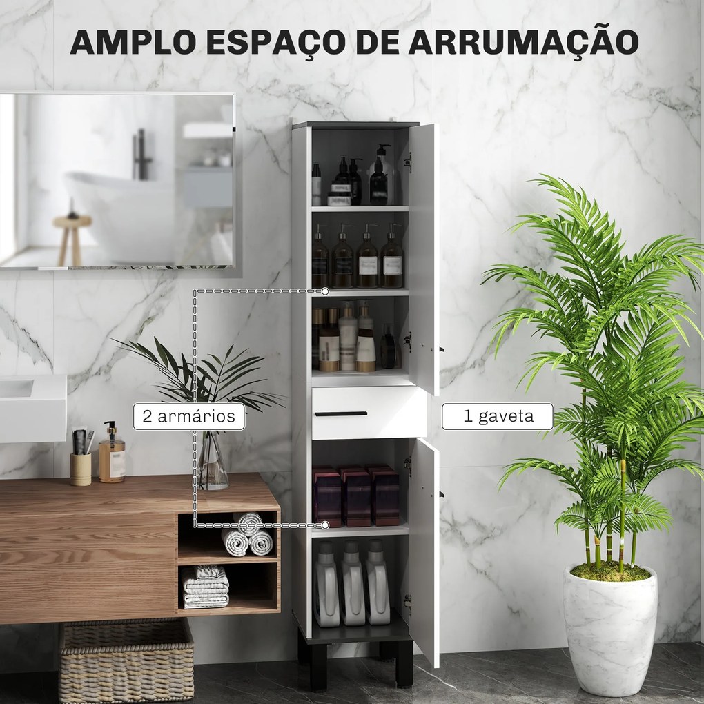 Armário Moderno – Modelo Nice – 34x34x170 – Armazenamento Vertical – B