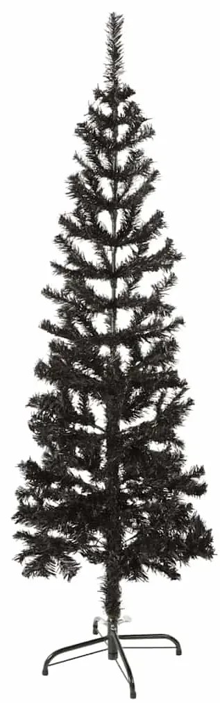 Árvore de Natal fina 150 cm preto