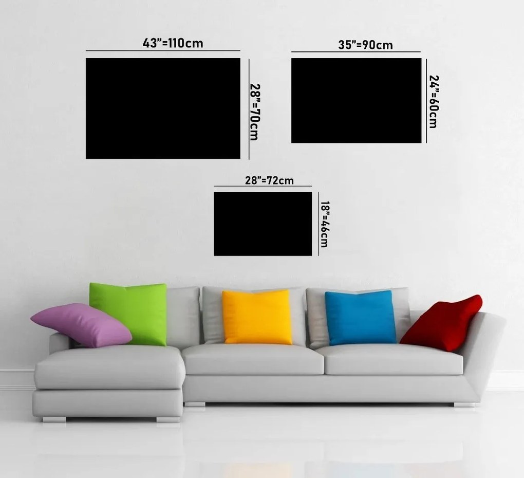 Quadro Decorativo Vidro Temperado 0536 – Multicolor – 46 x 72 cm