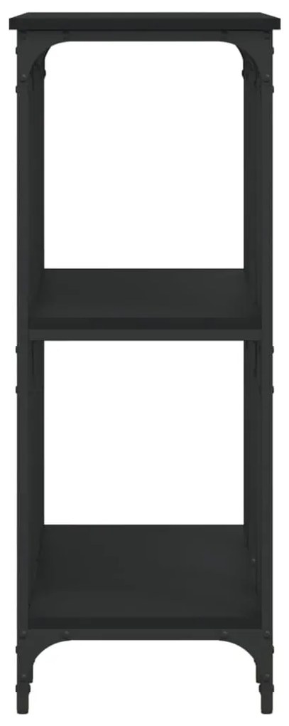 Mesa consola 102x35x90 cm derivados de madeira preto